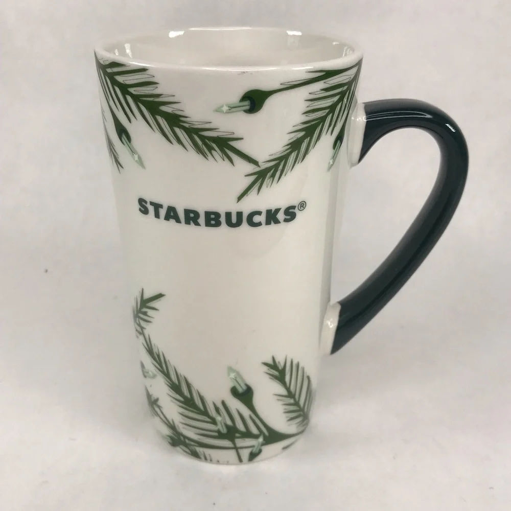 Starbucks Tall Coffee Tea Mug 16 Oz Tall Holiday Collection Twinkle Lights 2020
